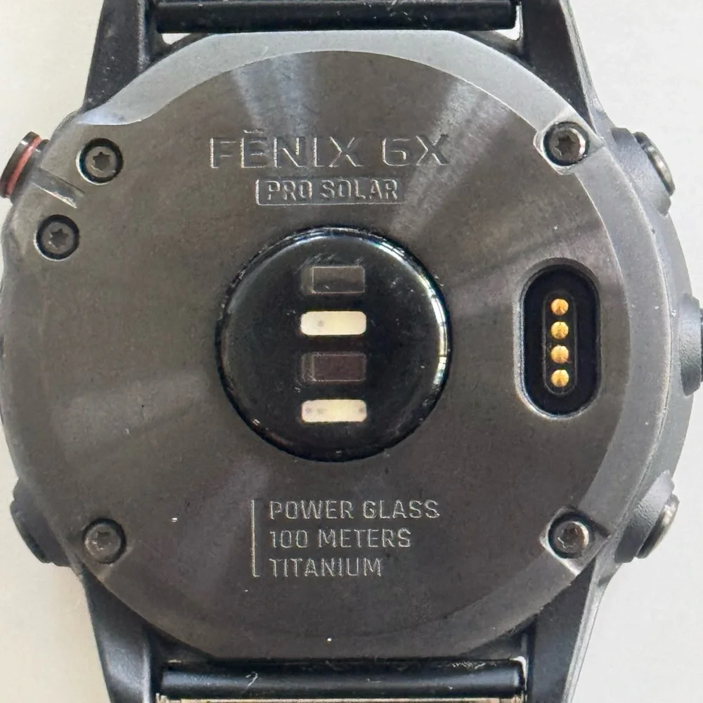 Garmin Fenix 6X Pro Solar Smartwatch - Black and Green - Picture 4 of 4